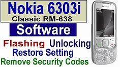 Nokia 6303 6303ci 6303i Classic RM-638 RM-443 Firmware / Flash File / Flash Tool / Flashing Software