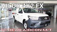 2022 Hilux Fleet 2.4 4x2 FX with Rear Aircon M/T - [SoJooCars]