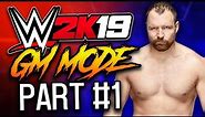 WWE 2K19 GM Mode - "The Draft" - Part 1 [WWE 2K19 Universe Mode]