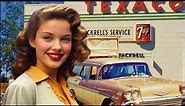 Life At the Gas Station America in Color 1950s-1960s (Part-2)