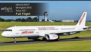 Jet2.com Full Flight: Menorca to Birmingham (SmartLynx Airbus A321)