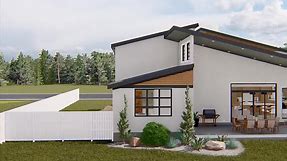 EXCLUSIVE CONTEMPORARY HOUSE PLAN145 WITH INTERIOR