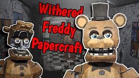 Withered Freddy Papercraft Five Nights at Freddy's 2 | Stop Motion Video