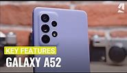 Samsung Galaxy A52 hands-on & key features