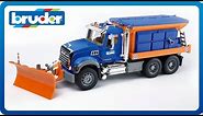 Bruder Toys MACK Granite Snow Plow Truck #02816