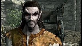 Skyrim Special Edition: How to Make a Good Looking Dark Elf Male - No Mods