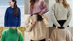 #2024 Lovely Gorgeous Knitting sweater cardigan Winter outfits Ideas for girls womens woolen sweater