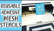 How to make Chalk Couture Stencils | Mesh Adhesive Reusable | Transfer