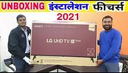 LG 50 Inch 4K UHD Smart TV 2021 | LG 50UM72 Smart TV Unboxing Installation Features Review !!