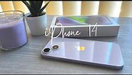 iPhone 14 Purple Unboxing + Accessories 💜