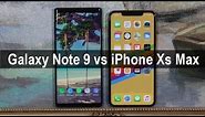 Galaxy Note 9 vs iPhone Xs Max - Full Comparison