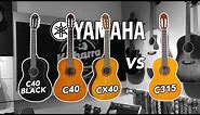 Yamaha C40 Black, Yamaha C40, Yamaha CX40 vs Yamaha C315 (Sound Demo & Comparison) | Kitharra