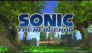 Sonic The Hedgehog 2006 Title Screen