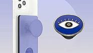 PopSockets Phone Wallet Evil Eye Blue Bundle Compatible with MagSafe®, Phone Card Holder, Includes 1 Periwinkle Wallet for MagSafe®, 1 Enamel Evil Eye PopTop - Periwinkle Evil Eye