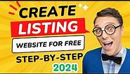 How to Create a Directory Listing Website in WordPress in 2024 | With FREE Theme