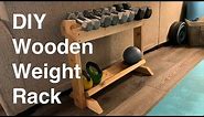 DIY Wooden Weight Rack