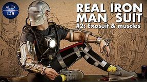 Building real Iron Man suit (Part#2: Exosuit, hydrogen muscles & EMG sensors)