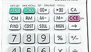 Sharp EL-330WB Standard Function Basic Desktop Calculator, Large Display, For Home and Office, Dual Power, Solar and Battery