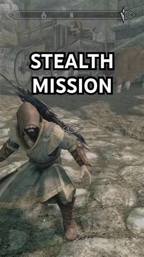 stealth missions always stress me out #skyrim