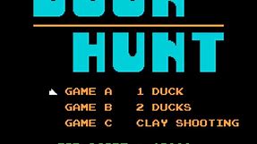 Duck Hunt (FC Famicom light gun / NES Zapper) playthrough