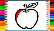 How to Draw an Apple Easy Drawing Tutorial for Beginners | Step-by-Step Guide