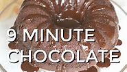 Decadent 9 Minute Chocolate Cake
