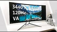 Acer Predator Z35P review - 120Hz VA at 3440 x 1440