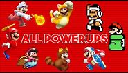 Super Mario All Powerups