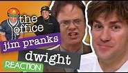 THE OFFICE - Jim Pranks Dwight Compilation REACTION