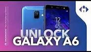 How To Unlock SAMSUNG Galaxy A6 or A6+ by Unlock Code - UNLOCKLOCKS.com