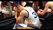 Steph Curry Crying In Locker Room After Warriors Lose Game 4 NBA Finals