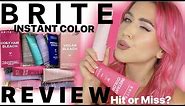 DIY PINK hair colour | BRITE Instant Color hair dye REVIEW | Hit or Miss?