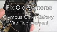 Fix Old Cameras: Olympus OM-1 Battery Wire Replacement