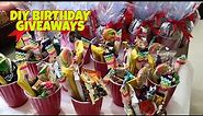 DIY BIRTHDAY GIVEAWAYS/ PARTY BAGS IDEAS