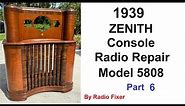 How to build Tuning Dial Belt for antique radio. (1939 ZENITH Console Radio) Part 6