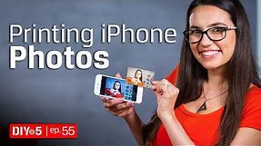 iPhone Tips - iPhone Printer and other Ways to Print Photos 🖨 DIY in 5 Ep 55