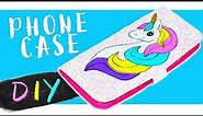 🦄 DIY crafts - Unicorn phone case | How to make phone case | DIY phone case | Julia DIY