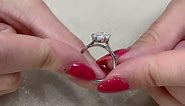 3.08 carat Marquise Lab Diamond Solitaire Engagement Ring