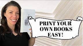 HOW TO PRINT & BIND BOOK FROM PDF (EASY 2021)