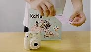 Katia Mini 8 Film Camera Accessories Bundles Set for Fujifilm Instax Mini 8/8+/9 Instant Film Camera with Album/Selfie Len/Frames/Stickers ETC -set11 (White)