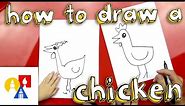 How To Draw A Chicken (for super young artists)
