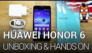 Huawei Honor 6 - Unboxing & Hands On [ENGLISH]
