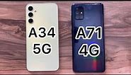 Samsung Galaxy A34 vs Samsung Galaxy A71