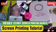 #Screen Printing Tutorial / How to Start Screen Printing Business / #Basics of Screen Printing