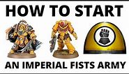How to Start an Imperial Fists Army in Warhammer 40K 10th Edition - ft. Let's Make it 40K