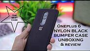 OnePlus 6 NYLON BLACK Bumper Case Unboxing and Review