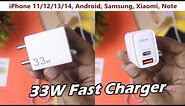 Best 33W Fast Charger for iPhone, Samsung, Android, Galaxy, Note | Costar 33W Fast Charger