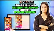 How to share iphone screen to laptop -Mirror iPhone Screen 2024 [ Easy ]