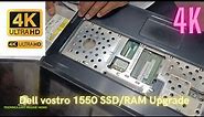 Dell vostro 1550 SSD Upgrade , Dell vostro 1550 RAM upgrade ,How to Disassemble Dell Vostro 1550