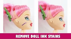 How to remove Ink, Marker, Pen, Sharpie, Dye, and other Ink stains from your doll's face and body